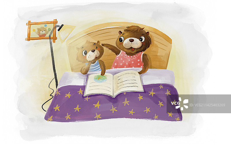 亲子阅读图片素材