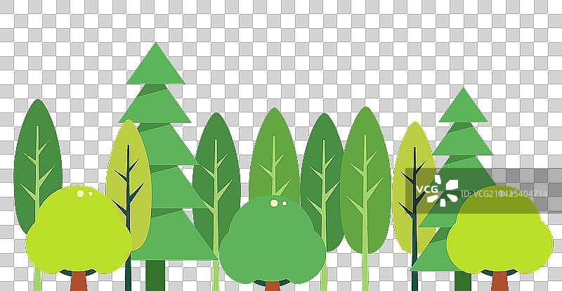 一片树林元素免抠元素图片素材