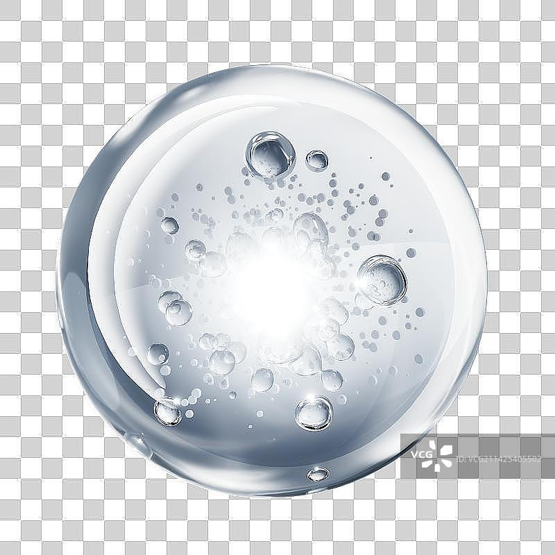 3D渲染微观分子结构图片素材