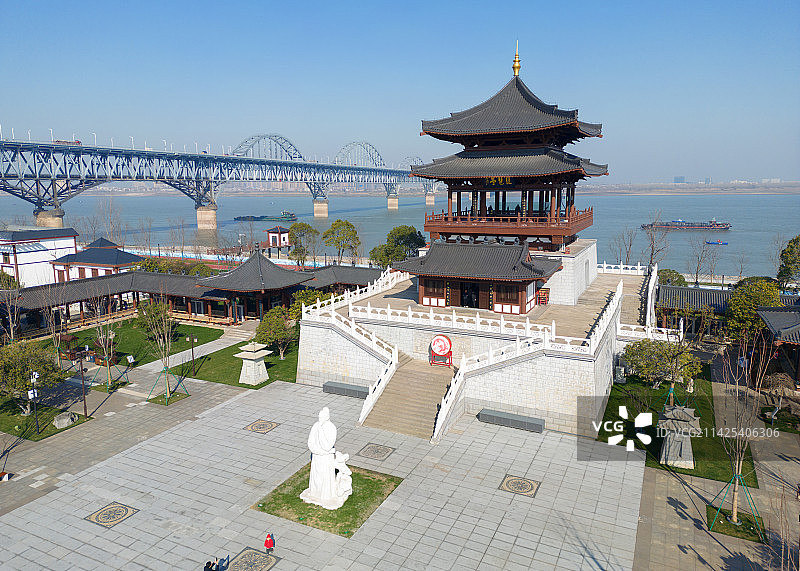 江西省九江市琵琶亭景区图片素材