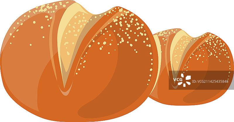 卡通餐包烘焙图标图片素材