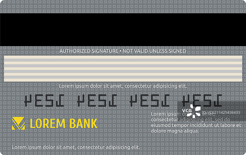 塑料银行卡背面视图图片素材