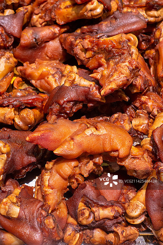 五香猪蹄，餐饮美食，酱卤猪蹄，红烧猪手图片素材