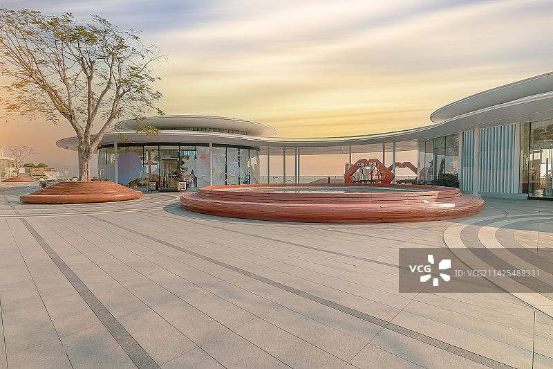 海边观景平台图片素材