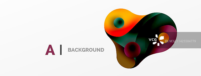 流动的几何形状极简抽象图片素材