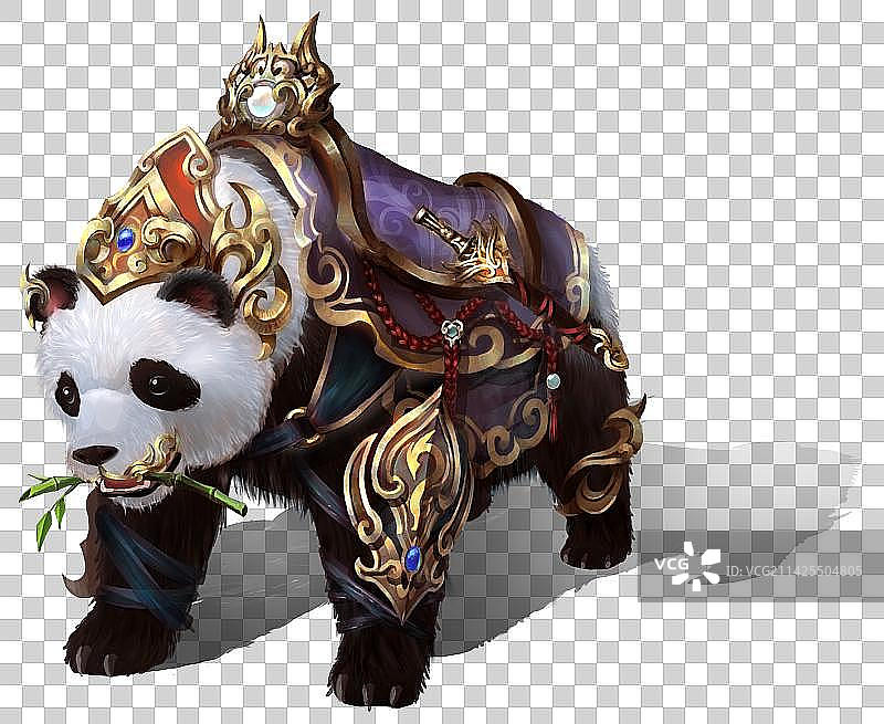 熊猫坐骑图片素材