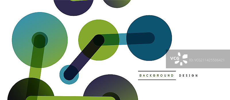 抽象背景圆点由线连接图片素材