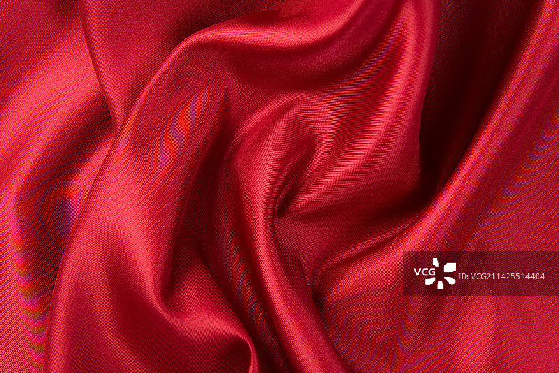 红色丝绸纹理背景图片素材