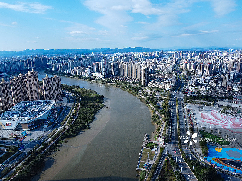 揭阳 揭阳楼广场 万达广场 汇金中心 榕江 揭东大道 榕城区图片素材