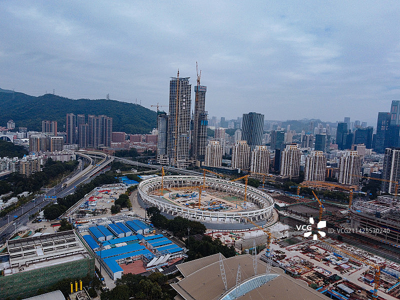 深圳 深圳市体育中心 泥岗西路 城脉中心 罗湖区 八卦岭图片素材