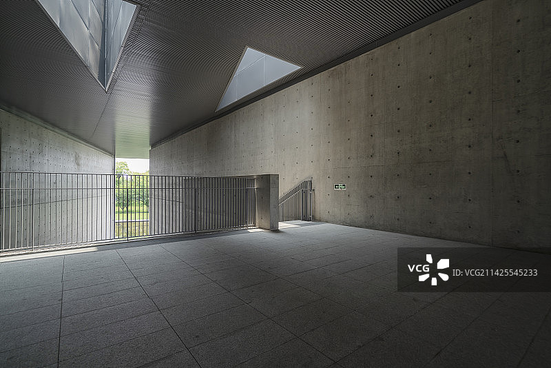 混凝土室内建筑空间图片素材