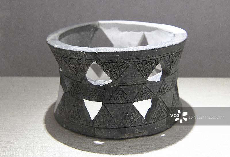 山东枣庄博物馆馆藏陶器——图片素材