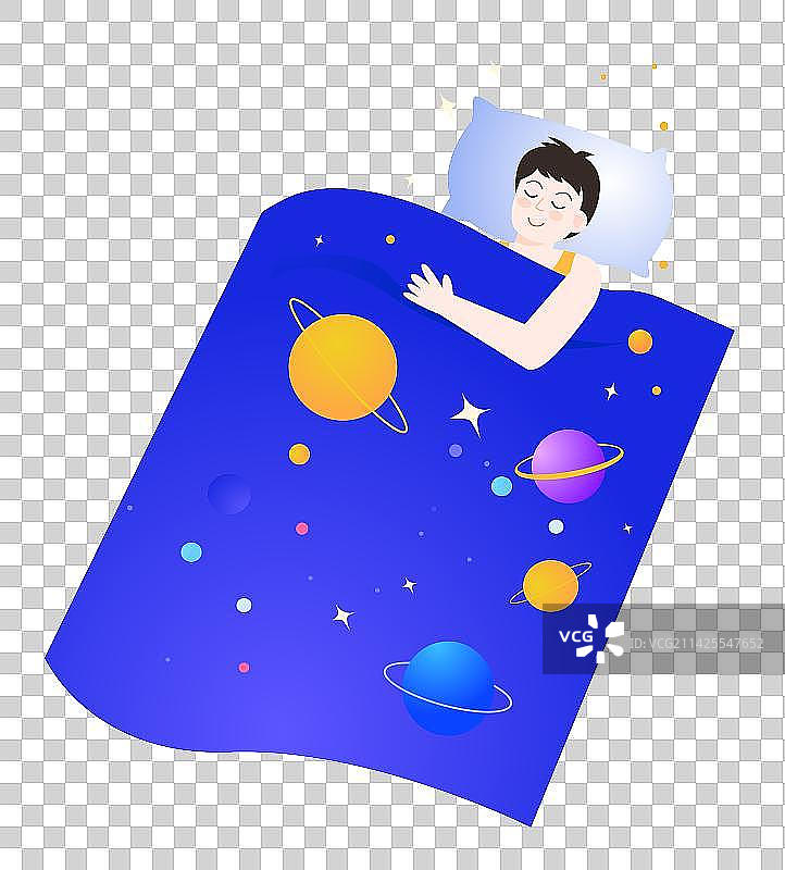 卡通节日世界睡眠日睡觉做梦熟睡梦境入眠睡眠想象扁平矢量插画免抠元素图片素材