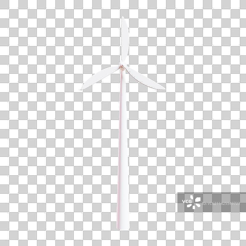 3D立体风力发电机元素图片素材