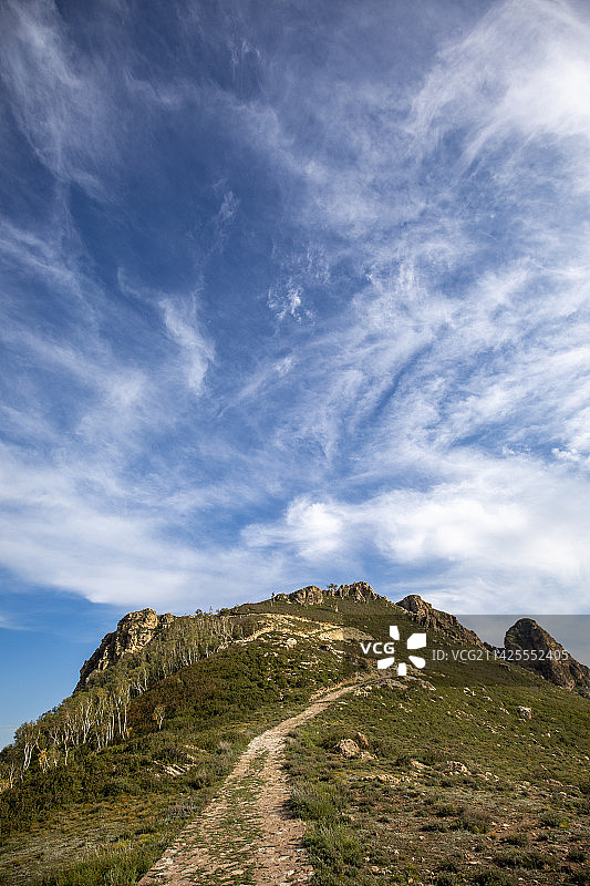 内蒙古自治区呼和浩特市武川县阴山山脉大青山图片素材