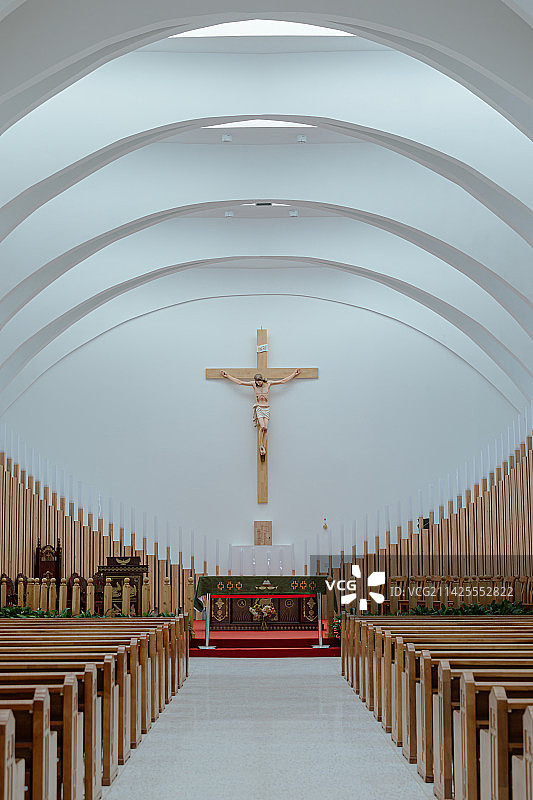 徐州 天主教教堂内部 主教公署图片素材