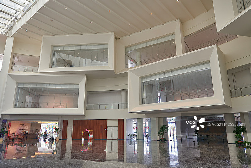 南通美术馆室内的一角图片素材