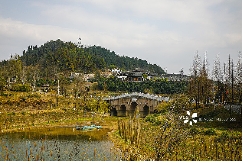 贵州省贵阳清镇市乡愁贵州旅游景区，乡愁贵州图片素材