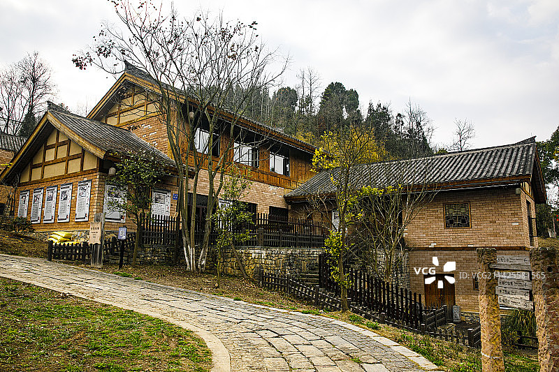 贵州省贵阳清镇市乡愁贵州旅游景区，乡愁贵州图片素材
