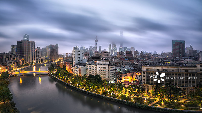 苏河湾图片素材