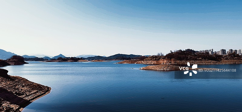 千岛湖天屿山图片素材