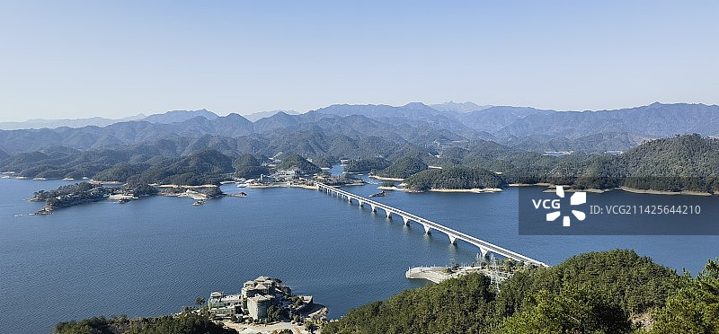 千岛湖天屿山图片素材