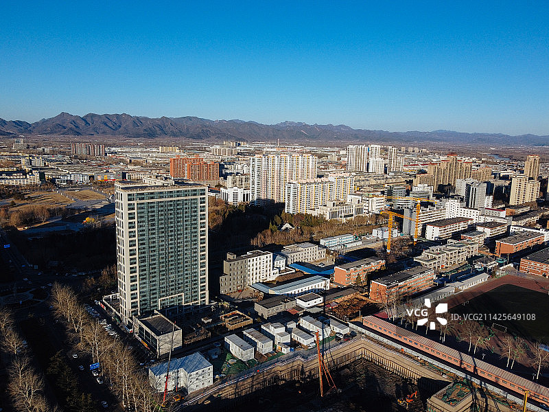 平谷区  世纪广场 人民公园 北京市 信息大厦图片素材