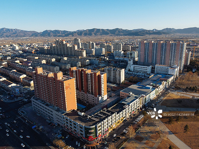 平谷区  世纪广场 人民公园 北京市 信息大厦图片素材