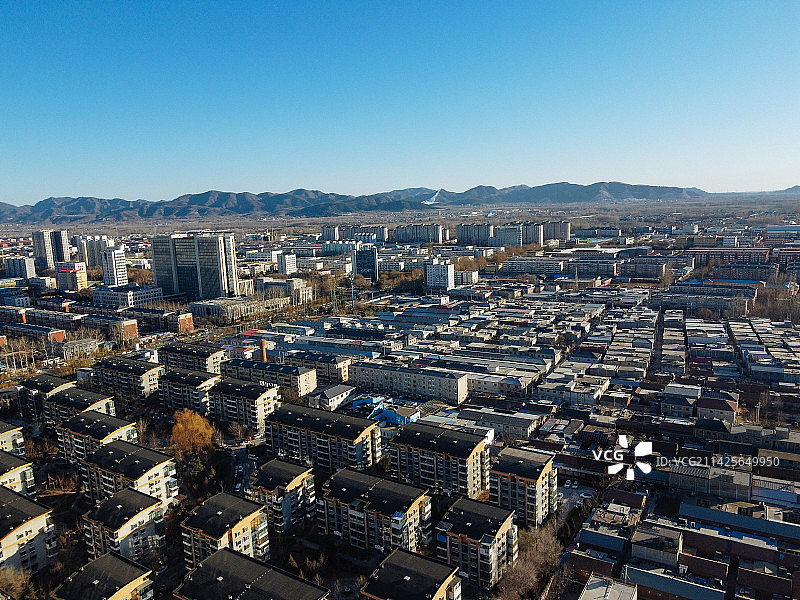 平谷区 地标 航拍 北京市 体育中心图片素材