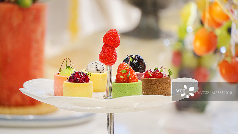 西餐甜品特写图片素材