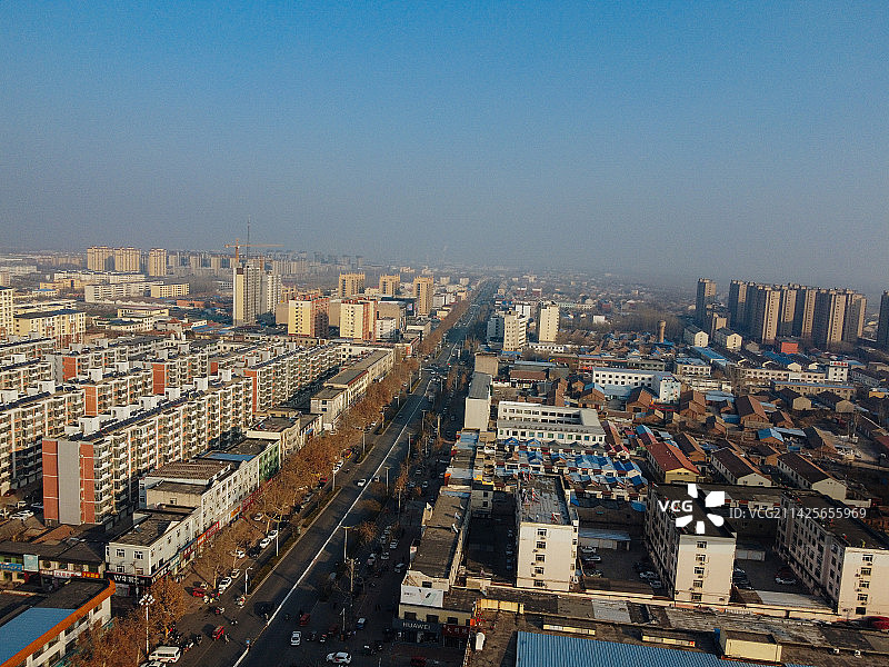 吴桥县 杂技大世界 江湖文化城 桑园镇 地标 航拍图片素材