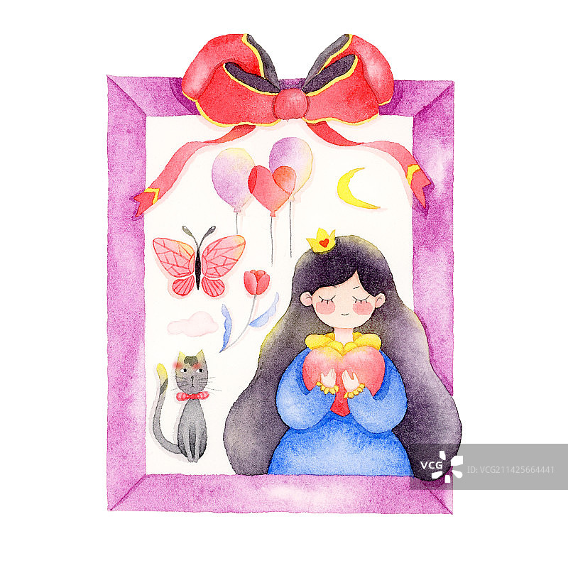 永远保持一颗少女心图片素材