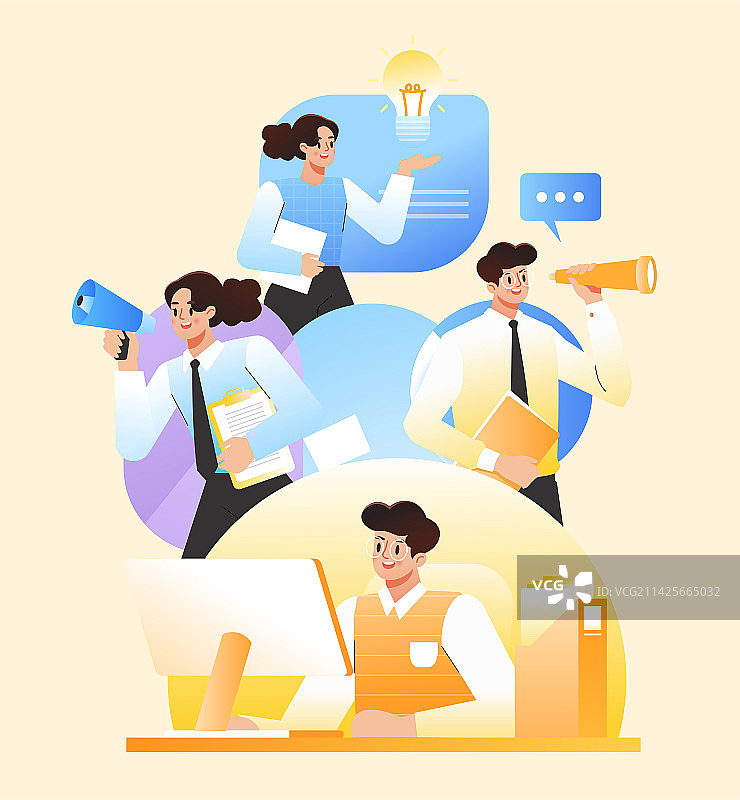 职场工作场景图片素材