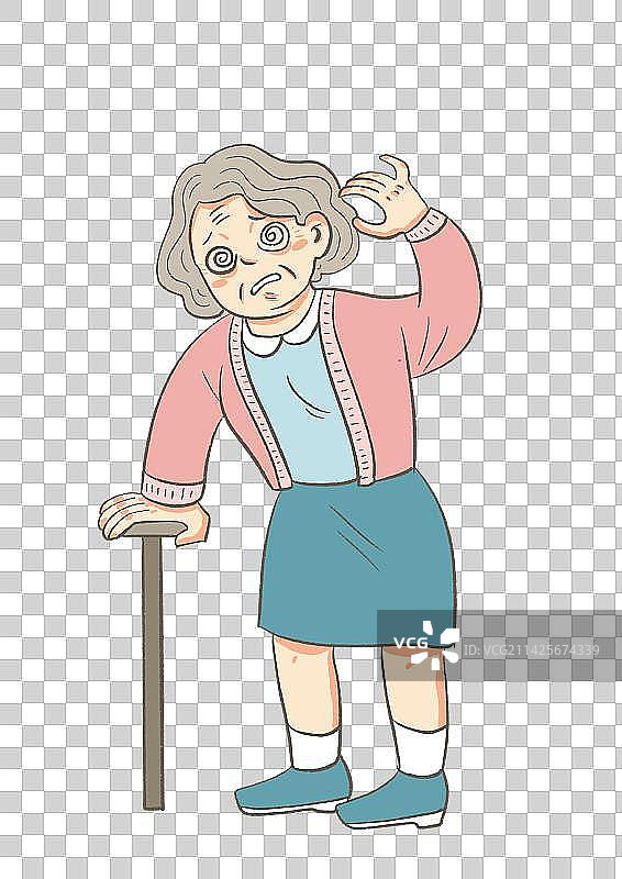 老年人身体疾病图片素材