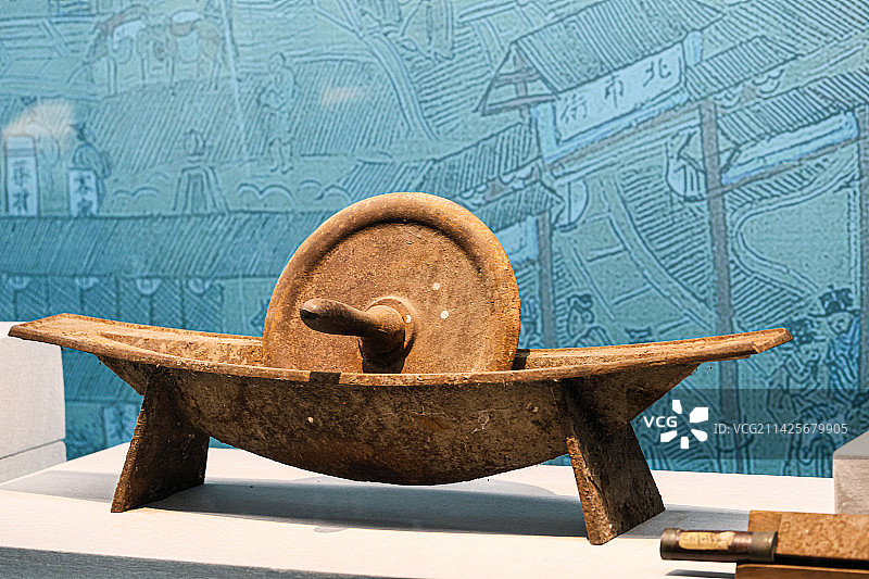 国家博物馆馆藏中医用药碾子图片素材