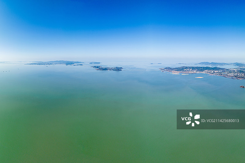 苏州太湖航拍图片素材