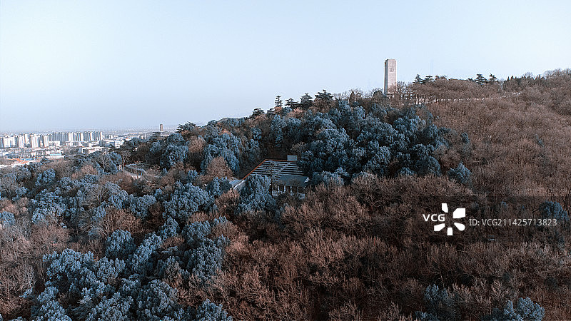 襄阳岘山烈士纪念塔图片素材