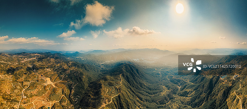 福建泉州百丈崖航拍图图片素材