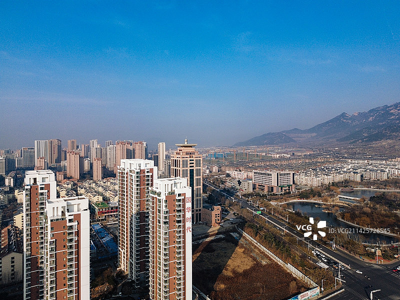泰安 泰山广场 东岳大街 龙泽湖公园 金座广场 国华时代 时代公园 文化馆 泰山国际会展中心图片素材