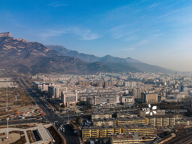 泰安 泰山广场 东岳大街 龙泽湖公园 金座广场 国华时代 时代公园 文化馆 泰山国际会展中心图片素材