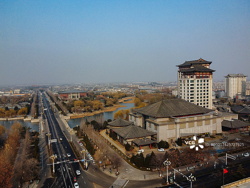 曲阜 春秋中路 孔子六艺城 孔子文化园 曲阜香格里拉 大成路 沂和公园 迎宾馆图片素材