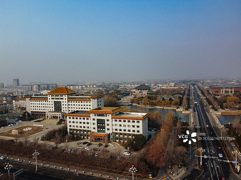 曲阜 春秋中路 孔子六艺城 孔子文化园 曲阜香格里拉 大成路 沂和公园 迎宾馆图片素材