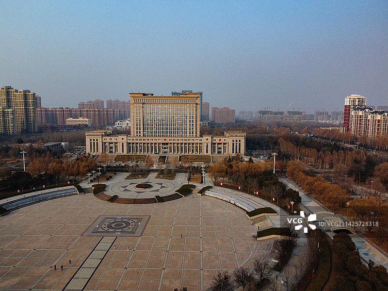 兖州 大禹南路 百卉公园 海情康城 兖州区文化广场 兖州一中图片素材