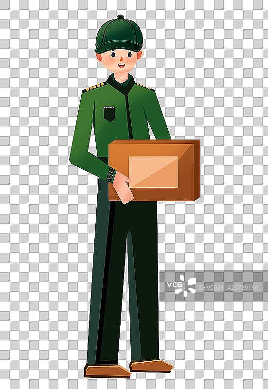 快递员图片素材