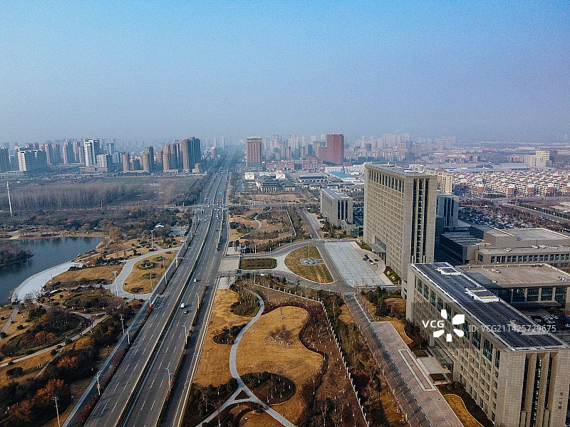 丰县 飞龙湖 中阳大道 凤鸣泉 人民医院 东环路 航拍 文博园图片素材