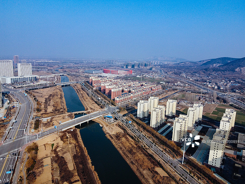 萧县 复兴路 岱湖公园 凤城大道 航拍 地标图片素材