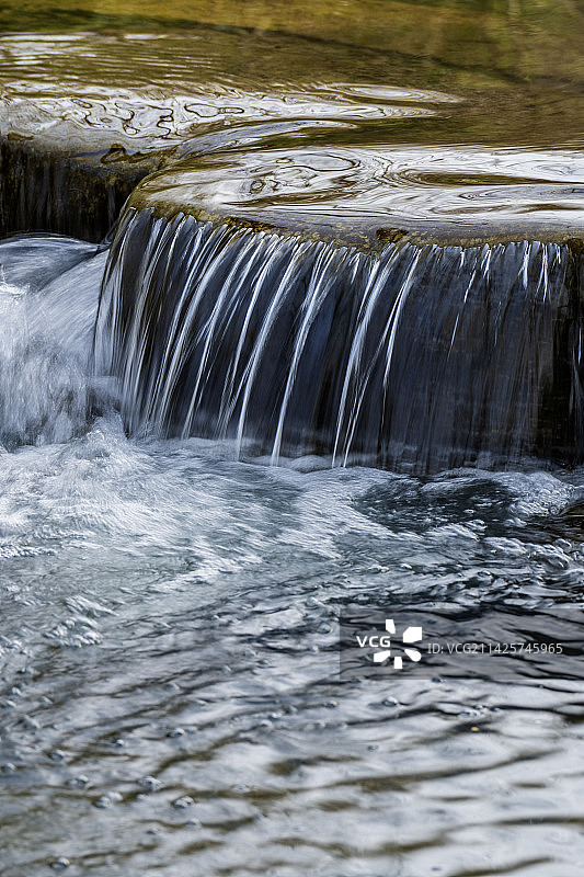 小溪瀑布图片素材