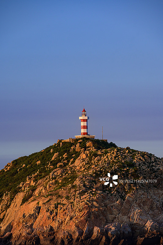 小岞风车岛，海和船图片素材