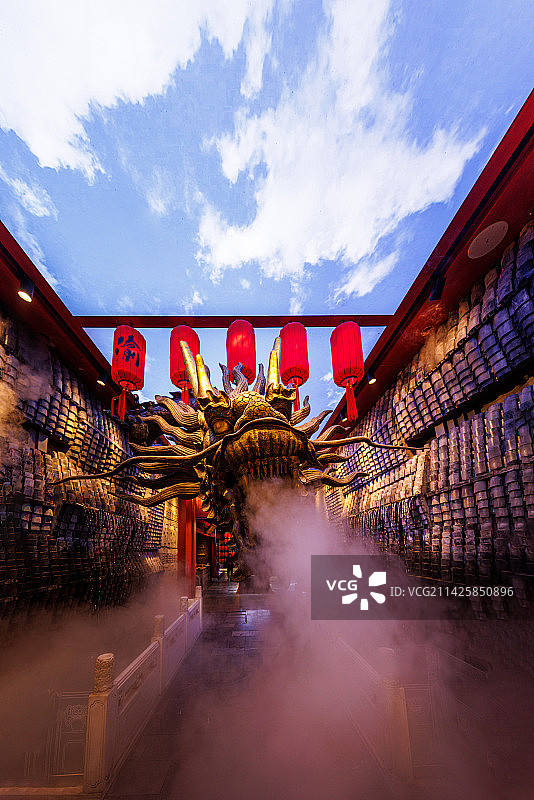 喷雾的龙图片素材