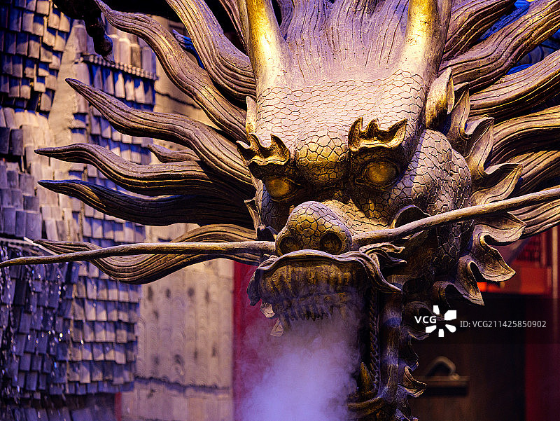 喷雾的龙图片素材